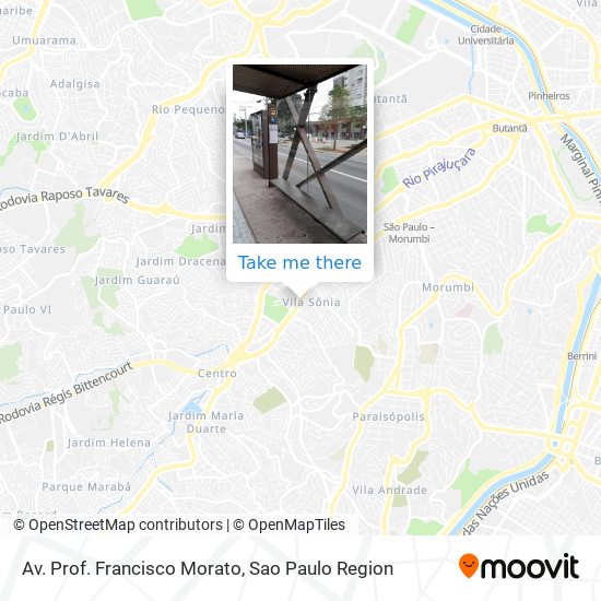 Av. Prof. Francisco Morato map