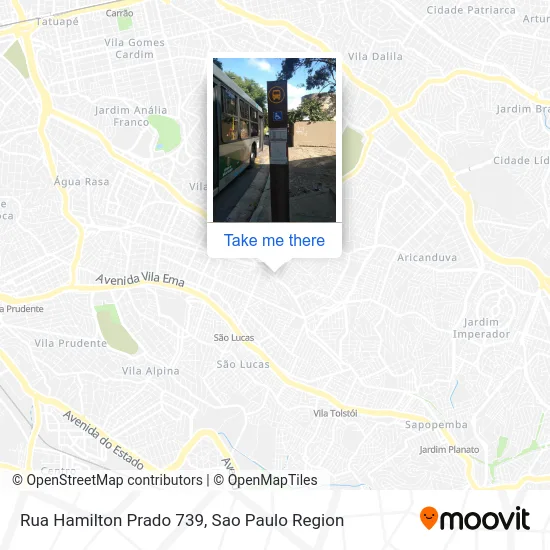 Rua Hamilton Prado 739 map