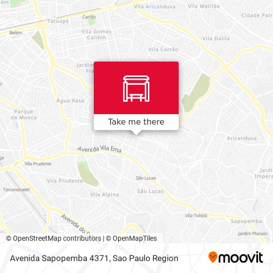 Avenida Sapopemba 4371 map