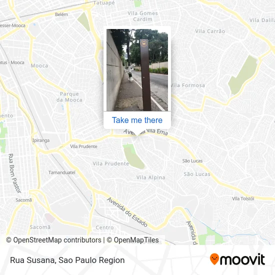 Rua Susana map