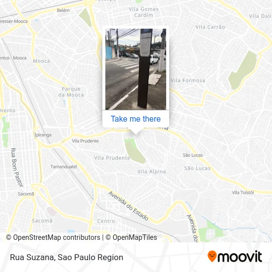 Rua Suzana map