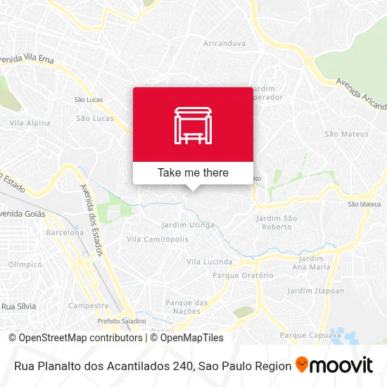 Rua Planalto dos Acantilados 240 map