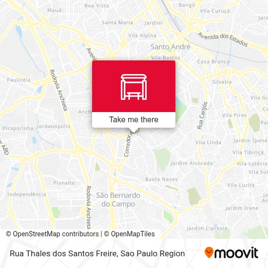 Rua Thales dos Santos Freire map