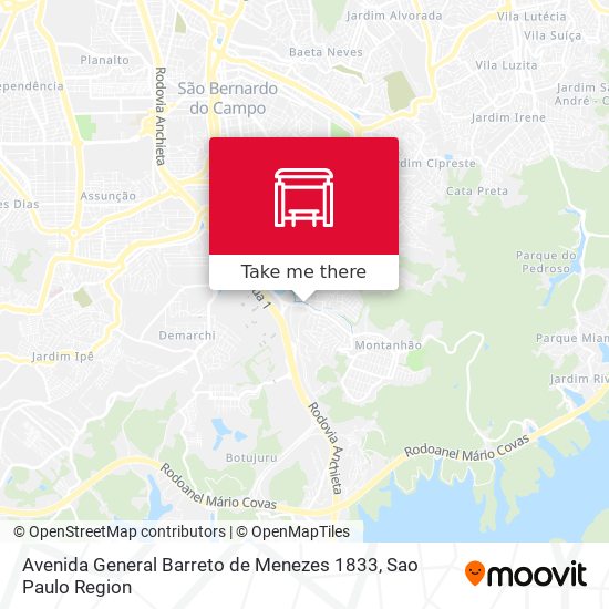 Mapa Avenida General Barreto de Menezes 1833