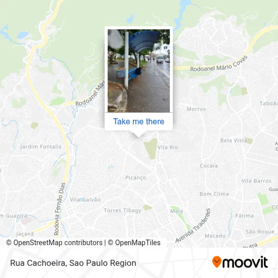 Rua Cachoeira map