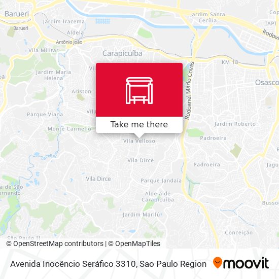 Avenida Inocêncio Seráfico 3310 map