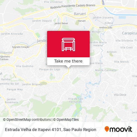 Estrada Velha de Itapevi 4101 map