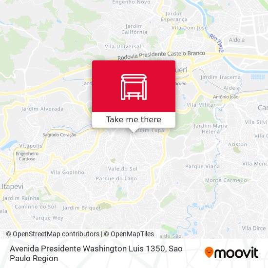 Avenida Presidente Washington Luis 1350 map