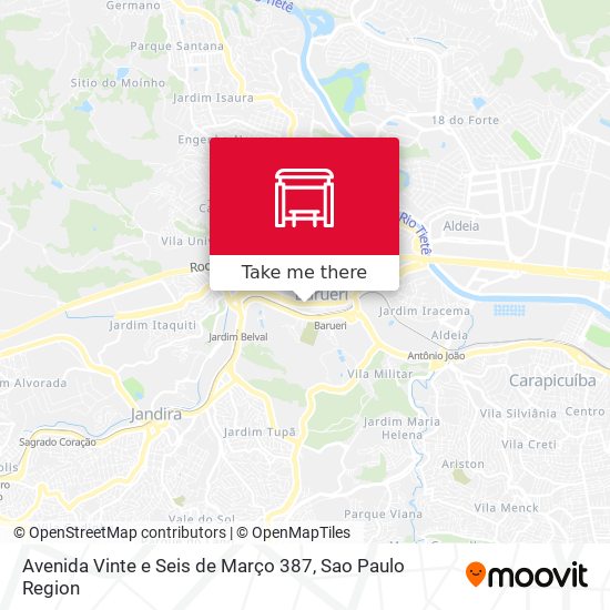 Avenida Vinte e Seis de Março 387 map