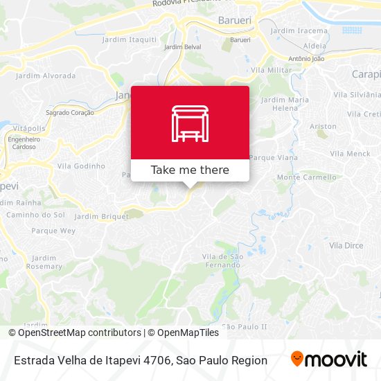 Estrada Velha de Itapevi 4706 map