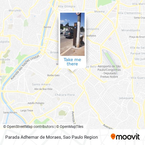 Parada Adhemar de Moraes map