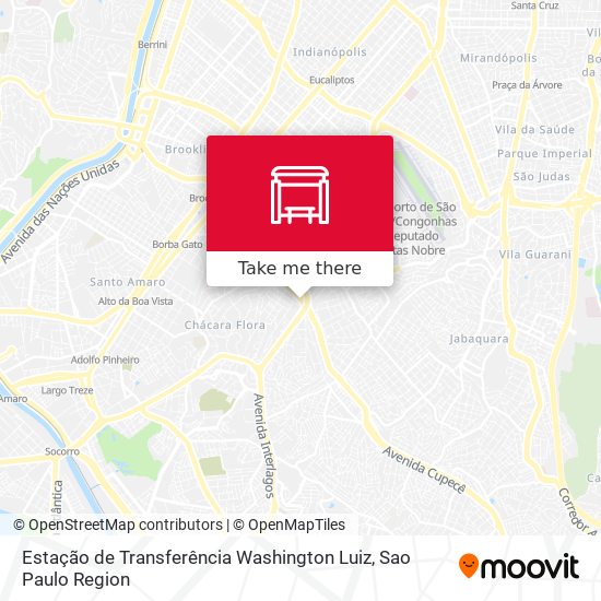 Estação de Transferência Washington Luiz map