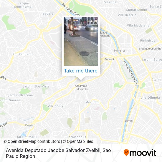 Avenida Deputado Jacobe Salvador Zveibil map