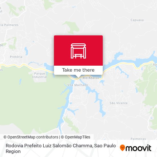 Rodovia Prefeito Luiz Salomão Chamma map