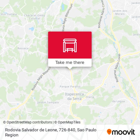 Rodovia Salvador de Leone, 726-840 map
