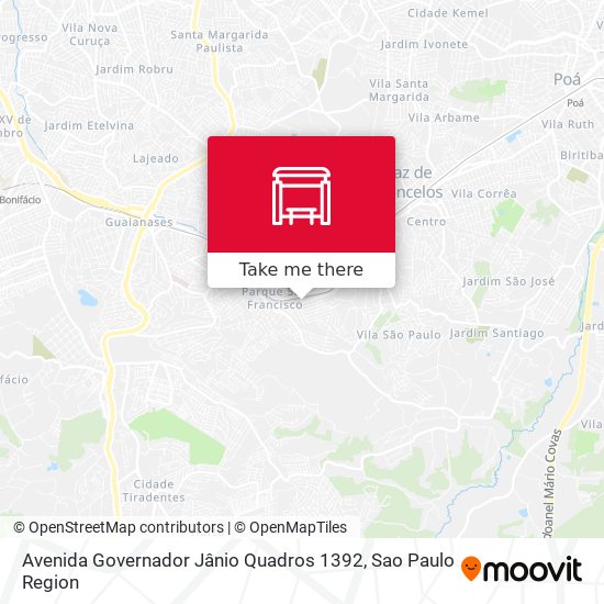 Avenida Governador Jânio Quadros 1392 map