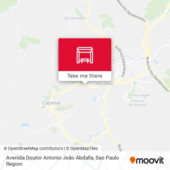 Avenida Doutor Antonio João Abdalla map