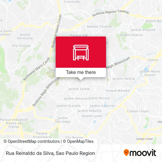 Rua Reinaldo da Silva map