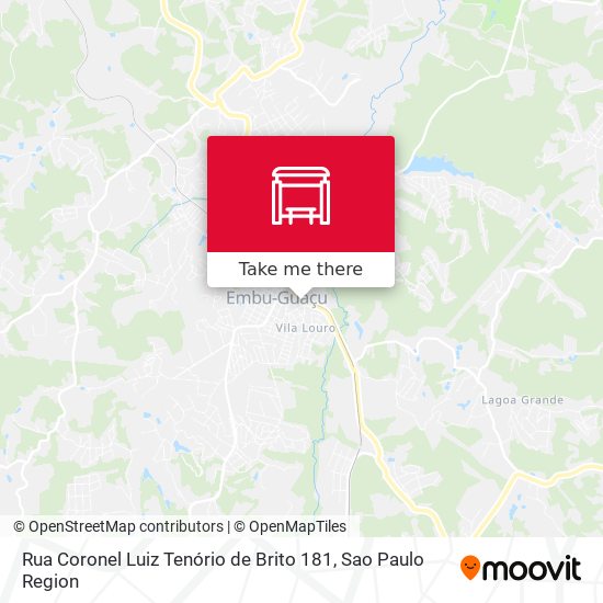 Rua Coronel Luiz Tenório de Brito 181 map