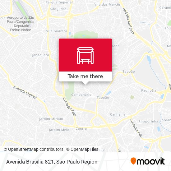 Avenida Brasília 821 map