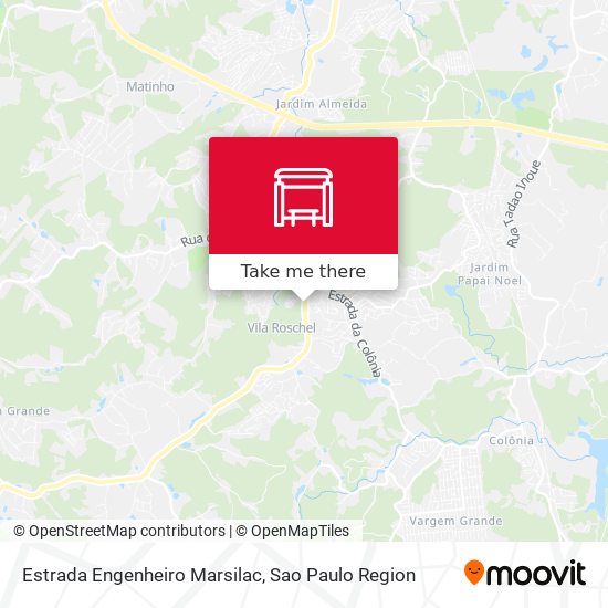 Estrada Engenheiro Marsilac map