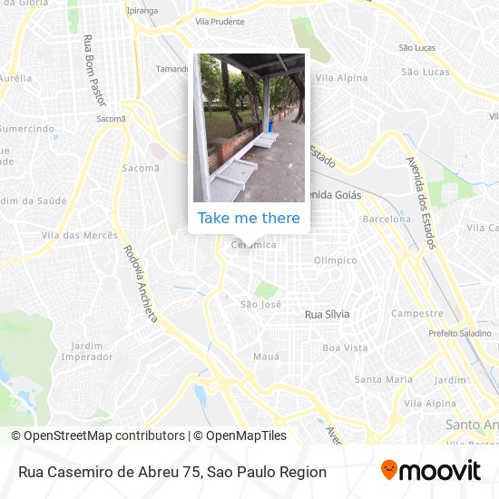 Rua Casemiro de Abreu 75 map
