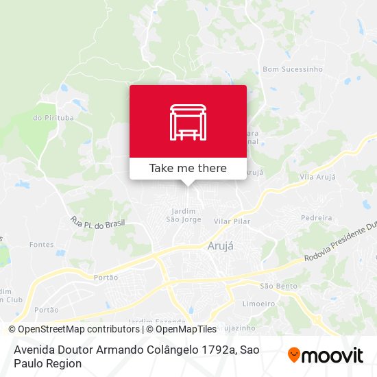 Avenida Doutor Armando Colângelo 1792a map