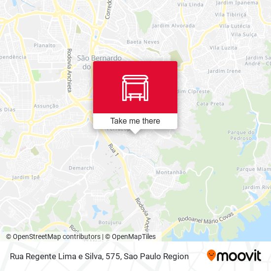 Rua Regente Lima e Silva, 575 map
