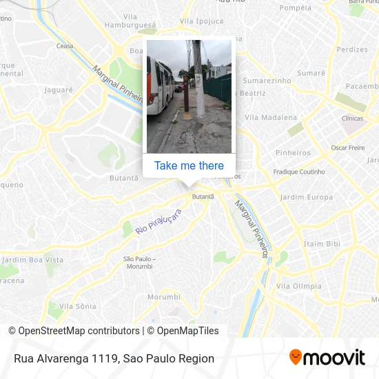 Rua Alvarenga 1119 map