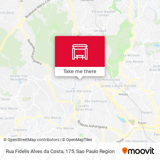 Rua Fidelis Alves da Costa, 175 map
