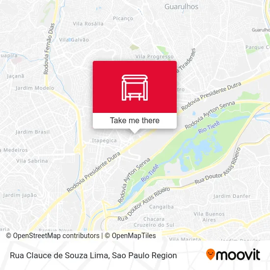 Rua Clauce de Souza Lima map
