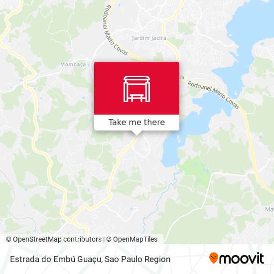 Estrada do Embú Guaçu map