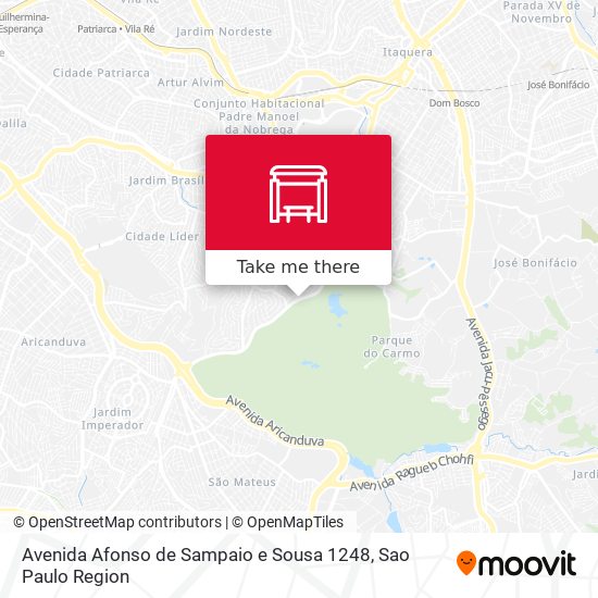 Avenida Afonso de Sampaio e Sousa 1248 map