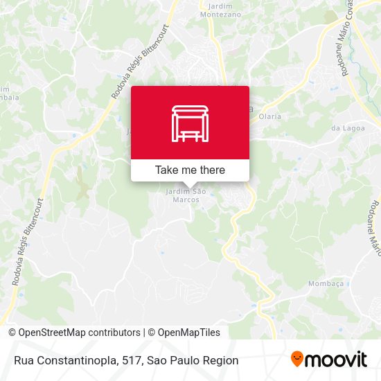 Rua Constantinopla, 517 map