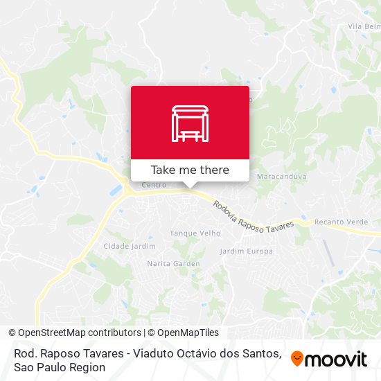 Rod. Raposo Tavares - Viaduto Octávio dos Santos map