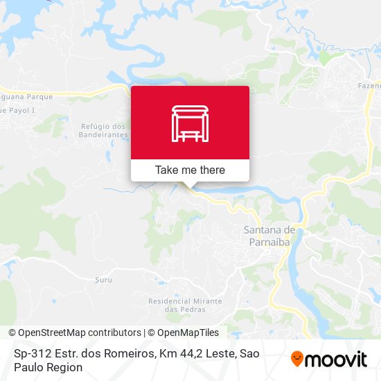 Sp-312 Estr. dos Romeiros, Km 44,2 Leste map