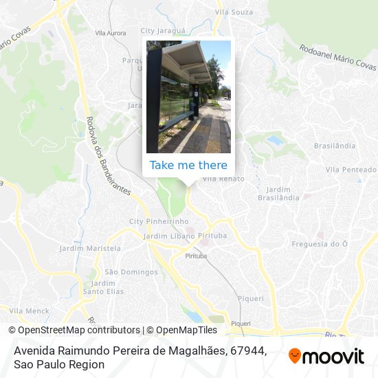 Mapa Avenida Raimundo Pereira de Magalhães, 67944