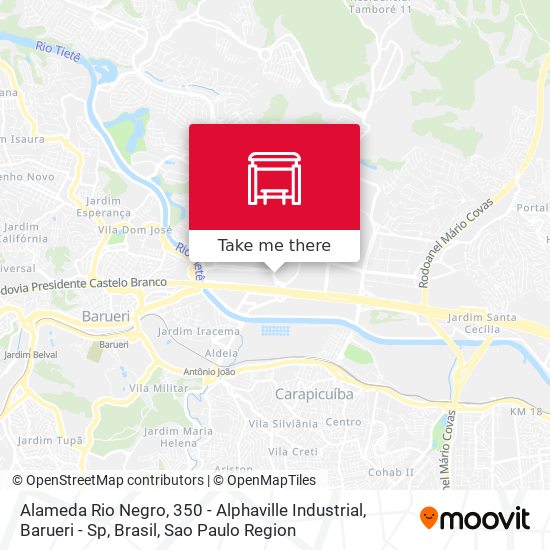 Alameda Rio Negro, 350 - Alphaville Industrial, Barueri - Sp, Brasil map