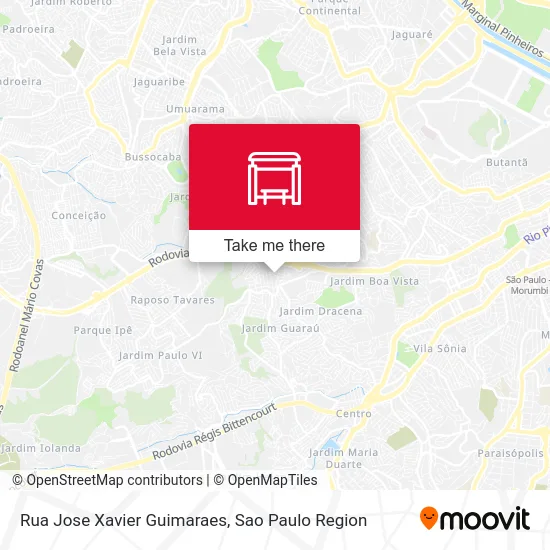 Rua Jose Xavier Guimaraes map