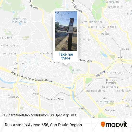 Rua Antonio Ayrosa 656 map