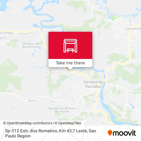 Sp-312 Estr. dos Romeiros, Km 43,7 Leste map
