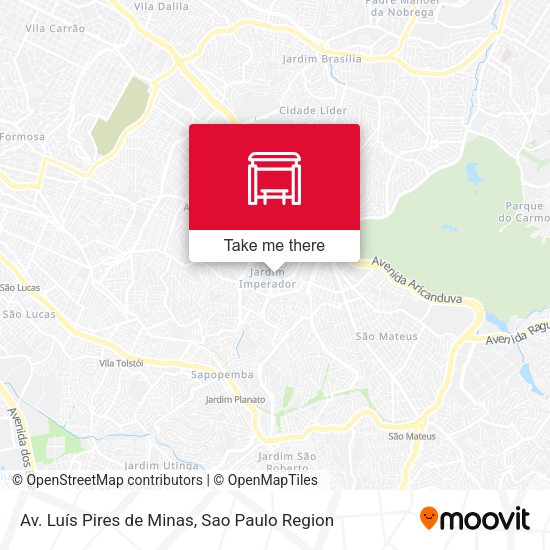 Av. Luís Pires de Minas map