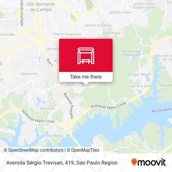 Avenida Sérgio Trevisan, 419 map