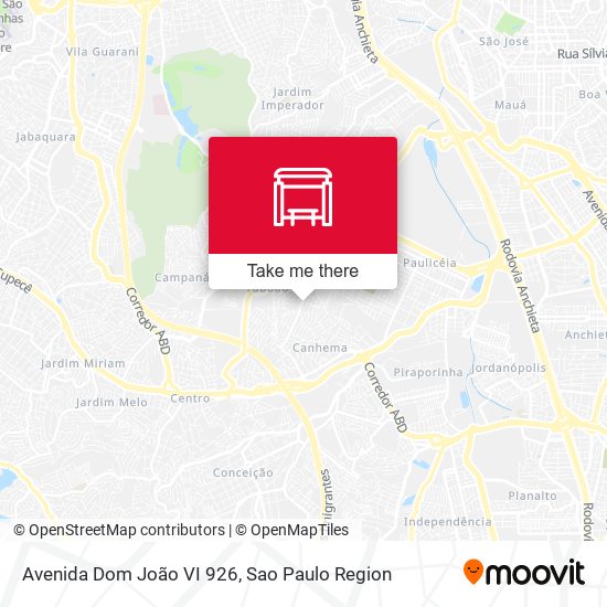 Avenida Dom João VI 926 map