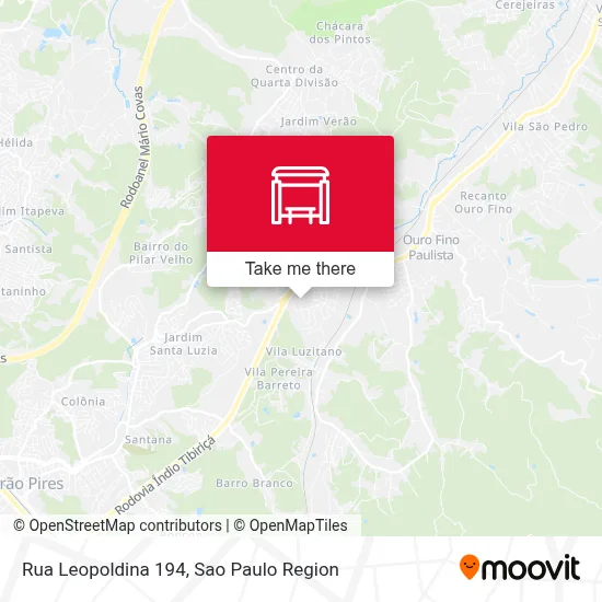 Rua Leopoldina 194 map