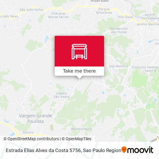 Estrada Elías Alves da Costa 5756 map