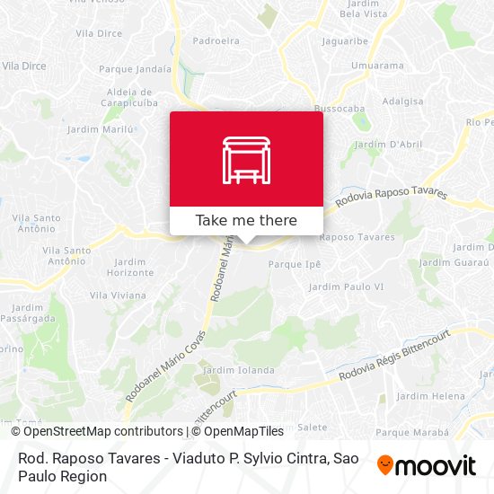 Rod. Raposo Tavares - Viaduto P. Sylvio Cintra map