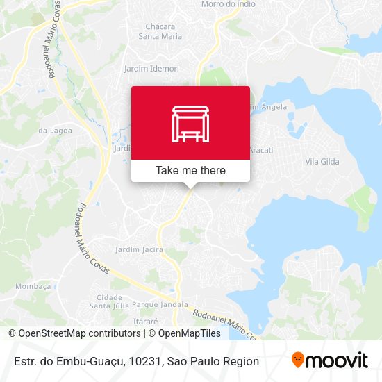 Estr. do Embu-Guaçu, 10231 map