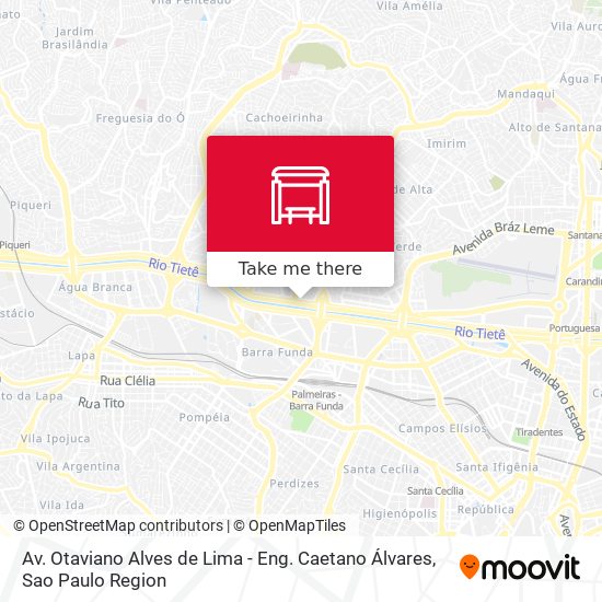 Mapa Av. Otaviano Alves de Lima - Eng. Caetano Álvares