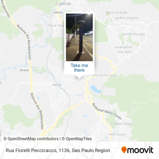 Rua Fiorelli Peccicacco, 1136 map